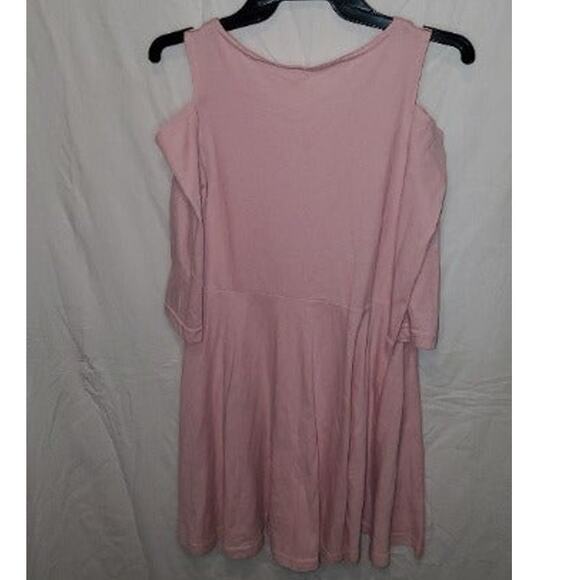 The Children’s Place Girls 2-Pack Pink Long Sleeve Skater Dress Set Size XL (14) - Picture 5 of 7